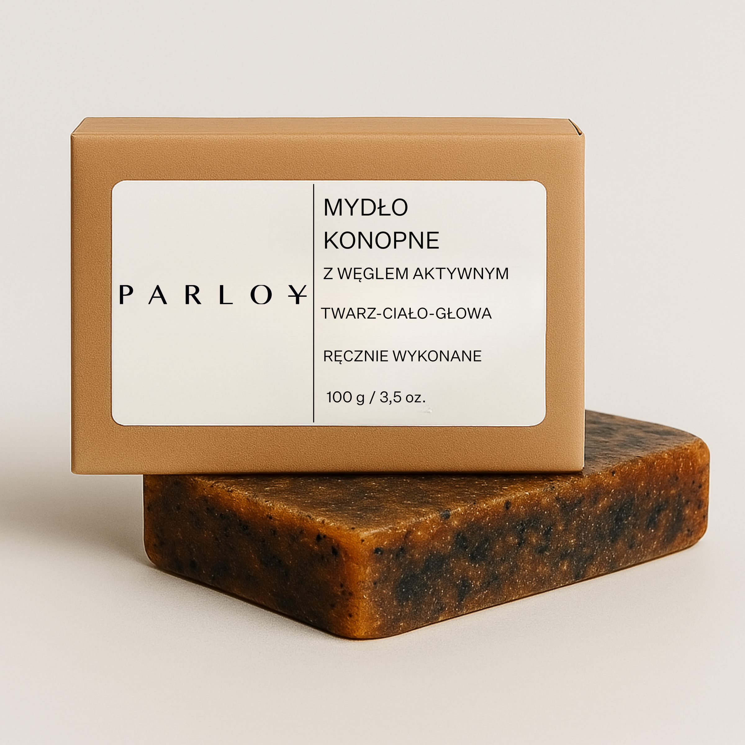 Parloy Canva shop charcoal soap